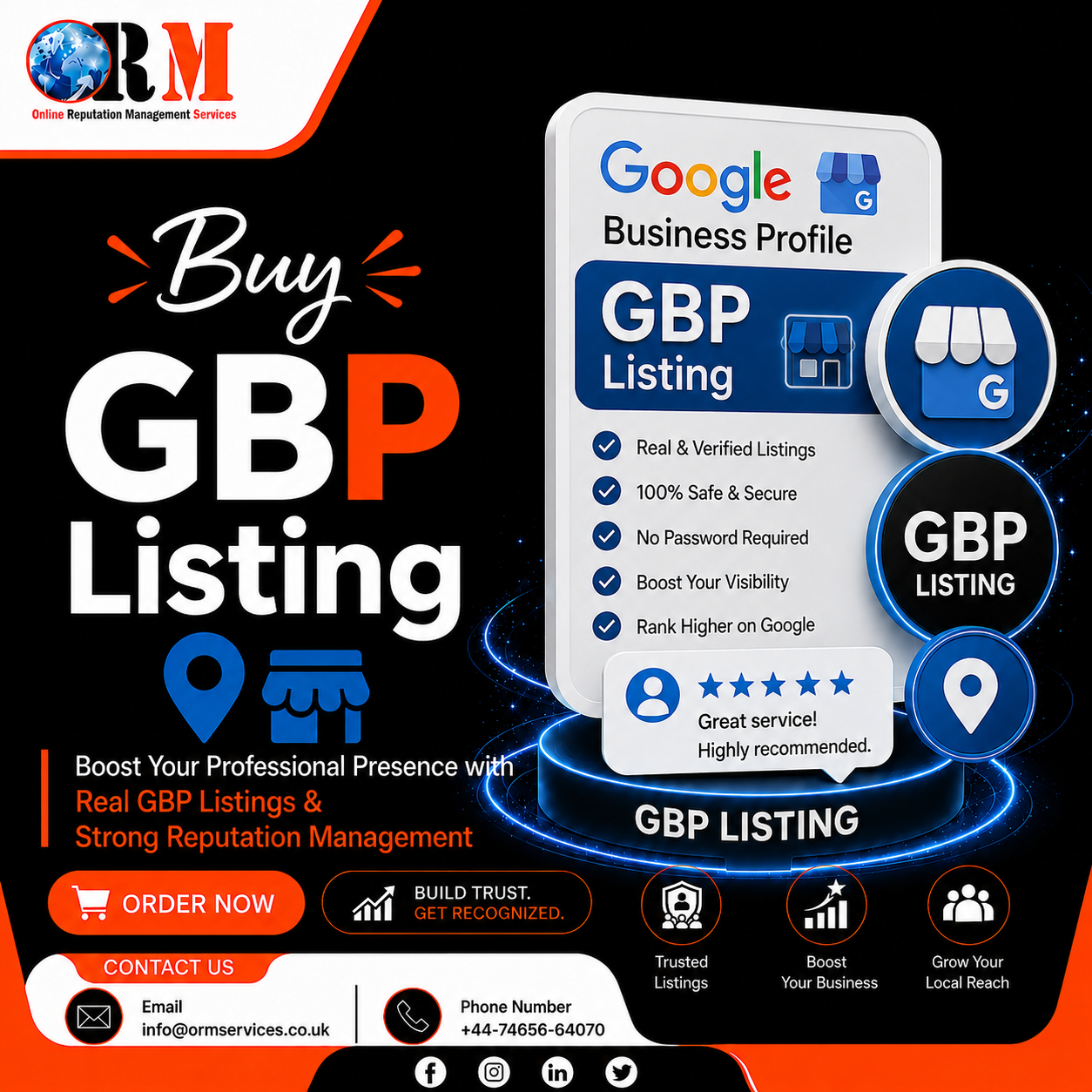 Buy GBP Listing | ORM Services