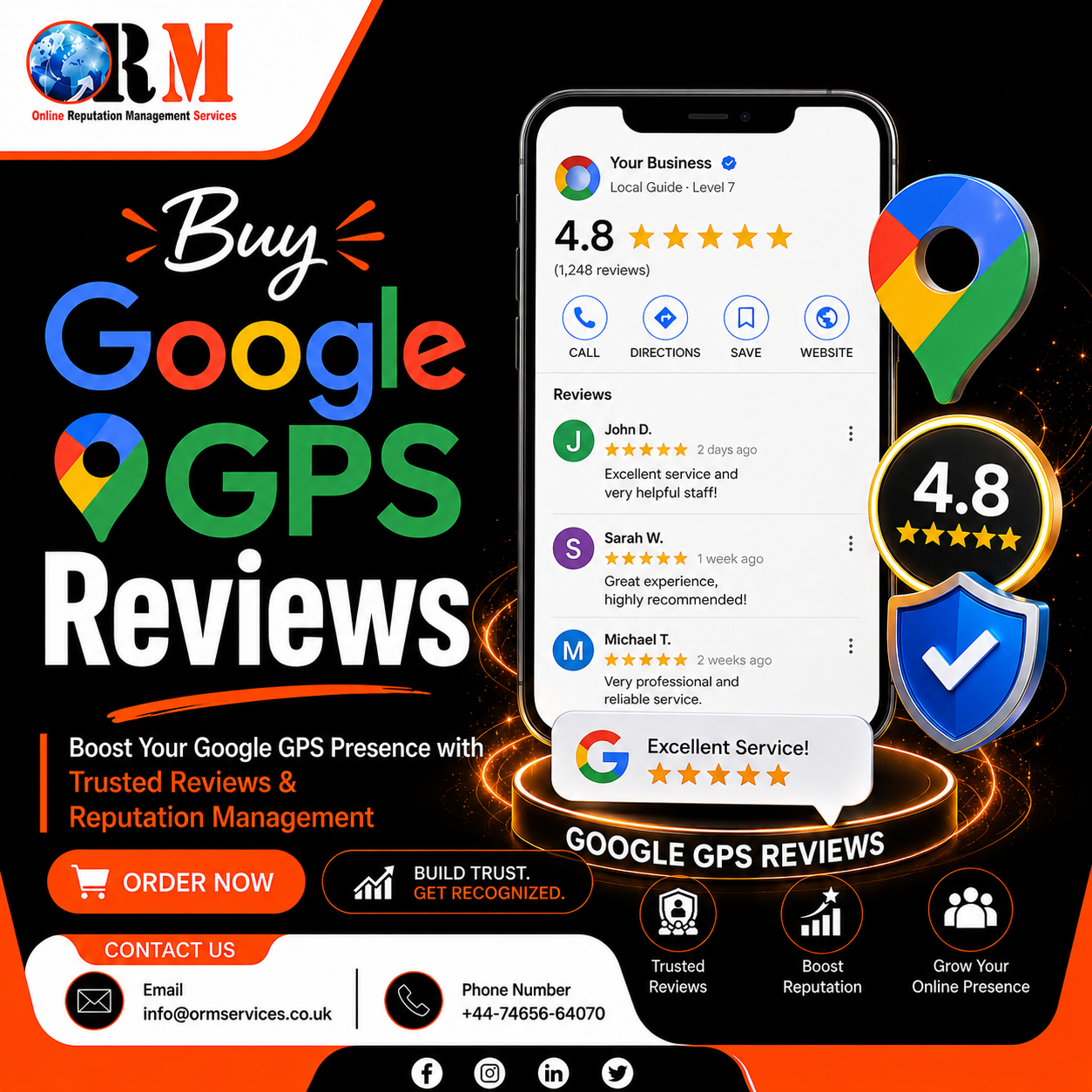 Buy Google GPS Reviews | ORM Services