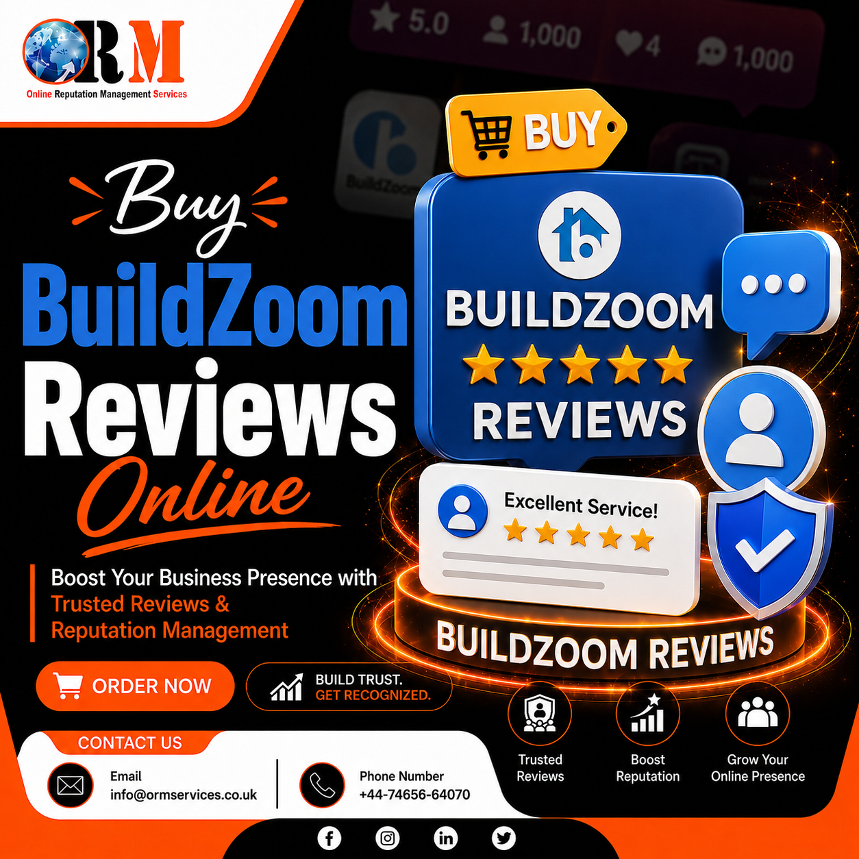 Buy BuildZoom Reviews | ORM Services