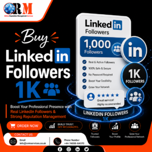 Buy LinkedIn Followers | ORM Services