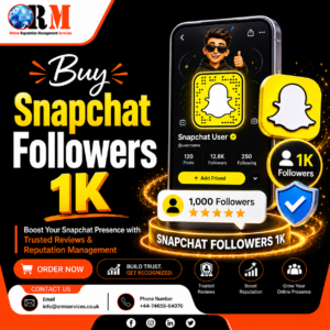 Buy Snapchat Followers 1k | ORM Services